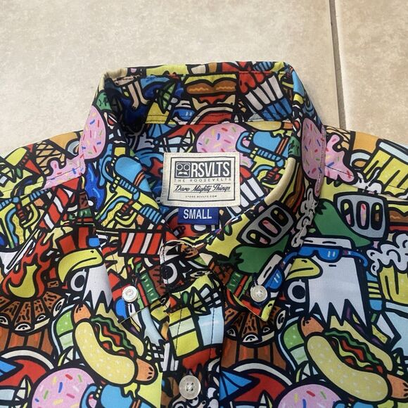 MINT RSVLTS Men's Small Darty in the USA J. PIERCE Super Soaker Summer BBQ - Picture 3 of 6